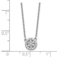 14k White Gold Diamond 18in Necklace-PM8561-021-WA