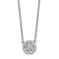 14k White Gold Diamond 18in Necklace-PM8561-021-WA