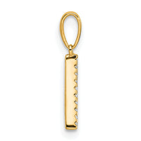 14K Diamond Letter A Initial Pendant-PM9798A-007-YA