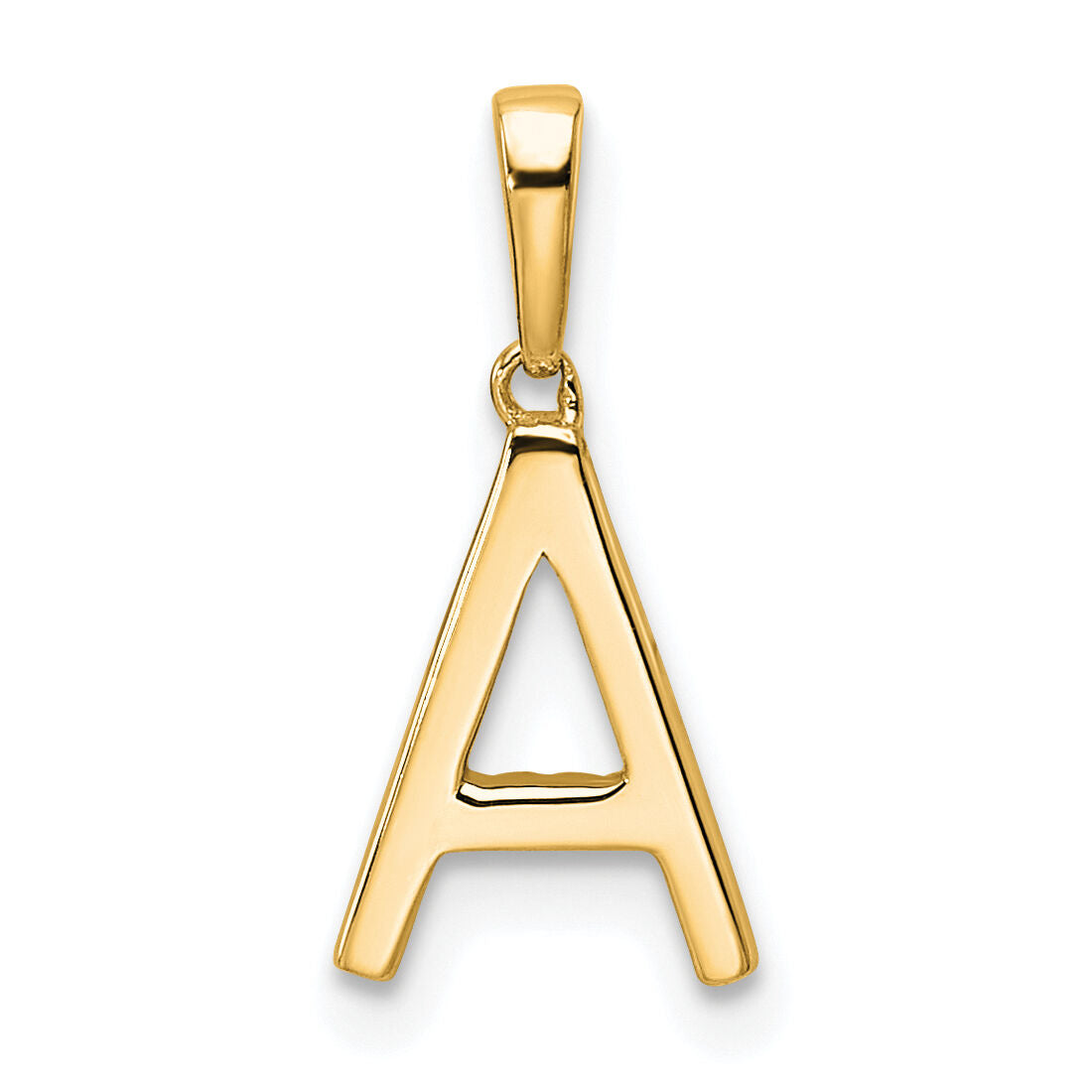 14K Diamond Letter A Initial Pendant-PM9798A-007-YA