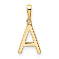 14K Diamond Letter A Initial Pendant-PM9798A-007-YA