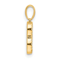 14K Diamond Letter B Initial Pendant-PM9798B-009-YA