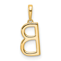 14K Diamond Letter B Initial Pendant-PM9798B-009-YA
