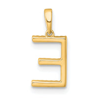 14K Diamond Letter E Initial Pendant-PM9798E-008-YA