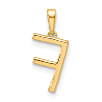 14K Diamond Letter F Initial Pendant-PM9798F-006-YA