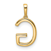 14K Diamond Letter G Initial Pendant-PM9798G-008-YA