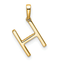 14K Diamond Letter H Initial Pendant-PM9798H-008-YA