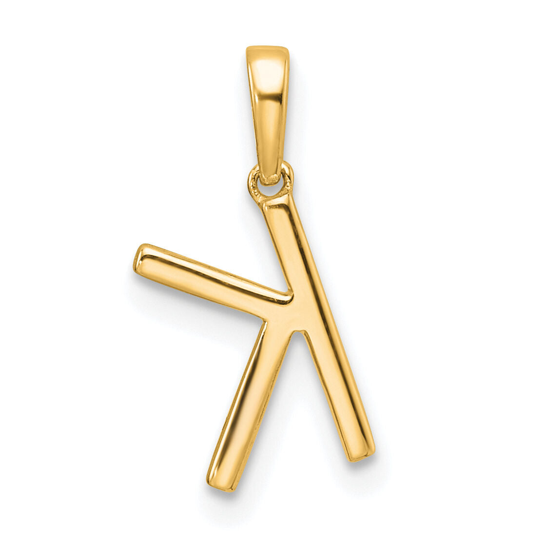 14K Diamond Letter K Initial Pendant-PM9798K-007-YA