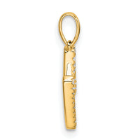 14K Diamond Letter M Initial Pendant-PM9798M-009-YA