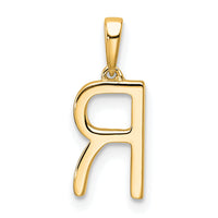 14K Diamond Letter R Initial Pendant-PM9798R-008-YA