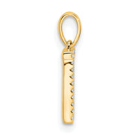 14K Diamond Letter T Initial Pendant-PM9798T-005-YA