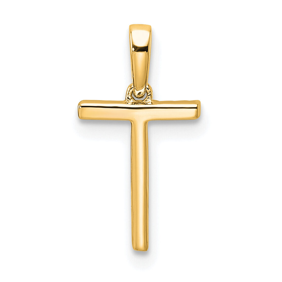 14K Diamond Letter T Initial Pendant-PM9798T-005-YA