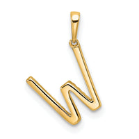 14K Diamond Letter W Initial Pendant-PM9798W-010-YA