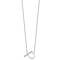 14K White Gold Sideways Diamond Initial P Necklace-PM9844P-014-WA