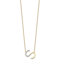 14K Sideways Diamond Initial S Necklace-PM9844S-019-YA