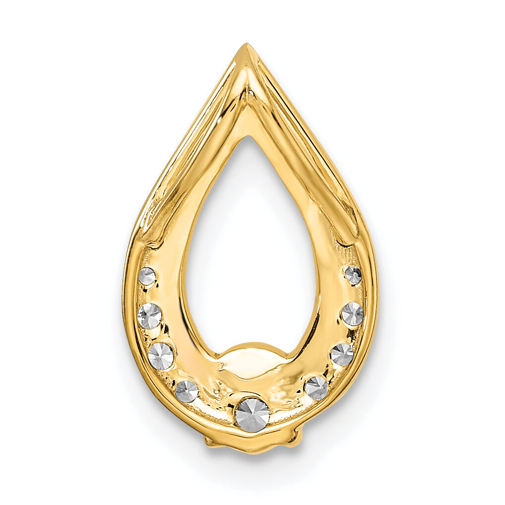 14k Yellow Gold Diamond Pendant-PM9939-025-YA