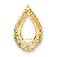 14k Yellow Gold Diamond Pendant-PM9939-025-YA