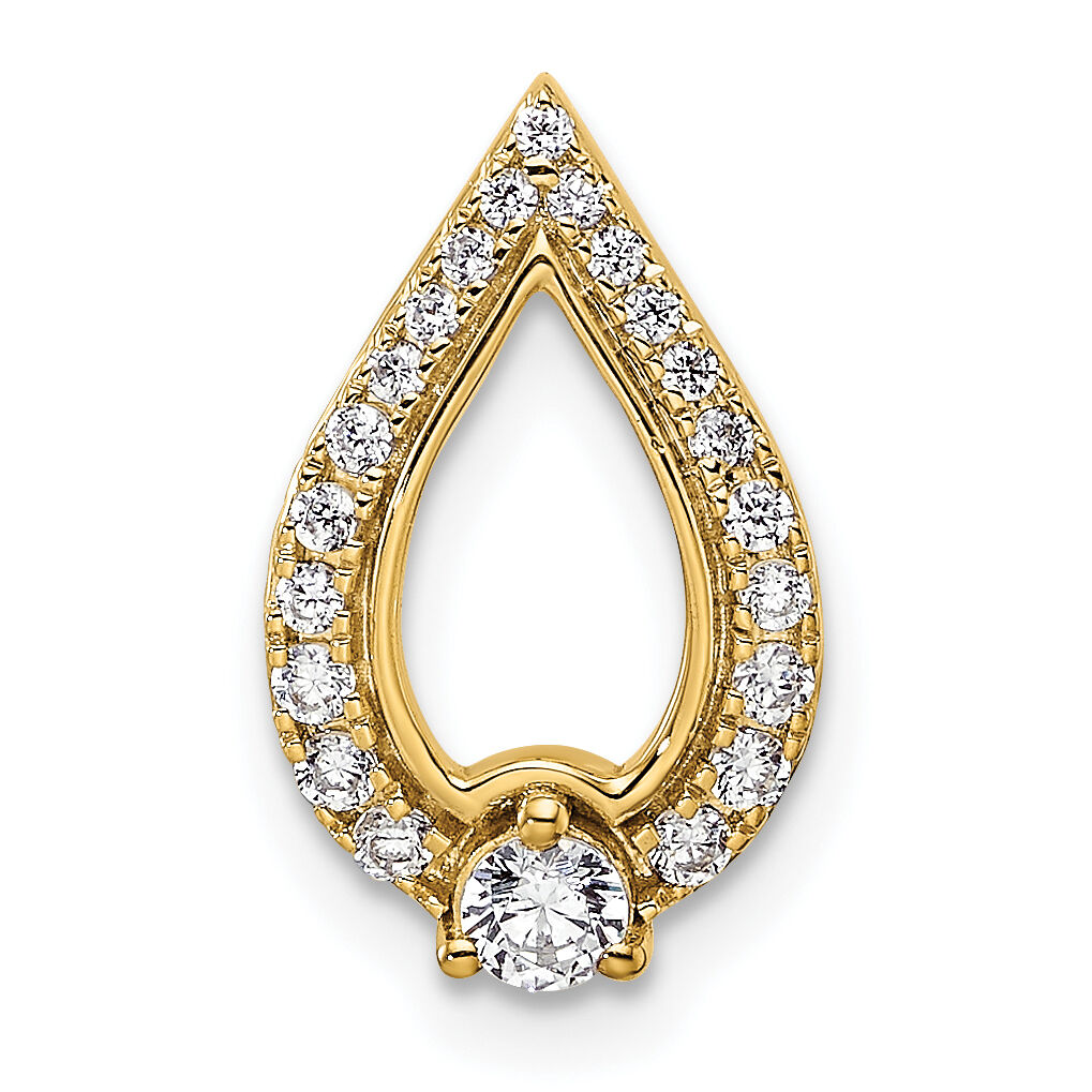 14k Yellow Gold Diamond Pendant-PM9939-025-YA