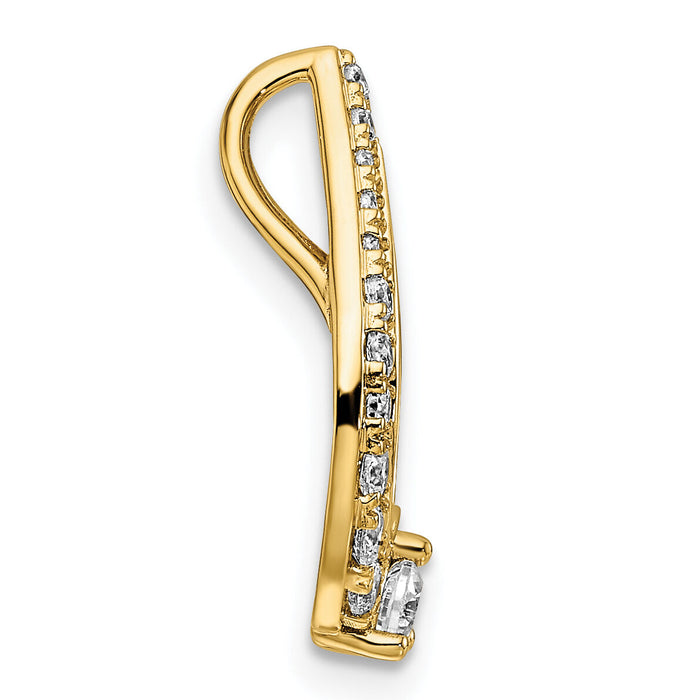 14k Yellow Gold Diamond Pendant-PM9939-050-YA