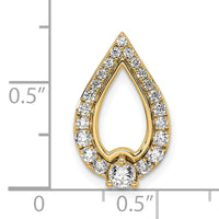 14k Yellow Gold Diamond Pendant-PM9939-050-YA