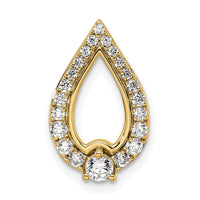 14k Yellow Gold Diamond Pendant-PM9939-050-YA