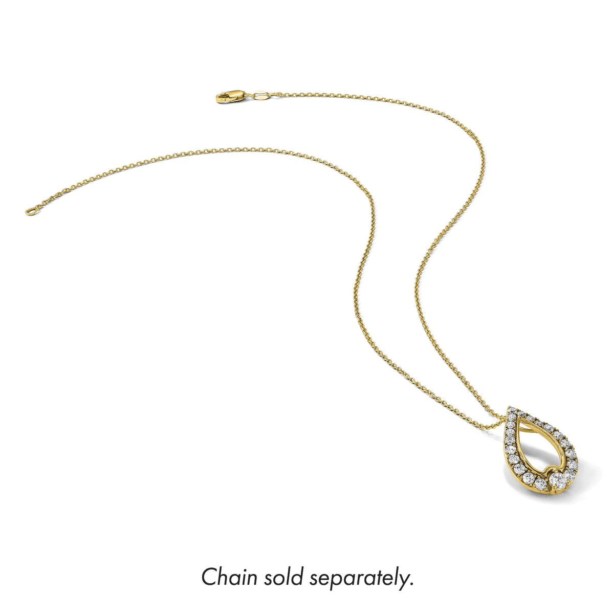 14k Yellow Gold Diamond Pendant-PM9939-050-YA