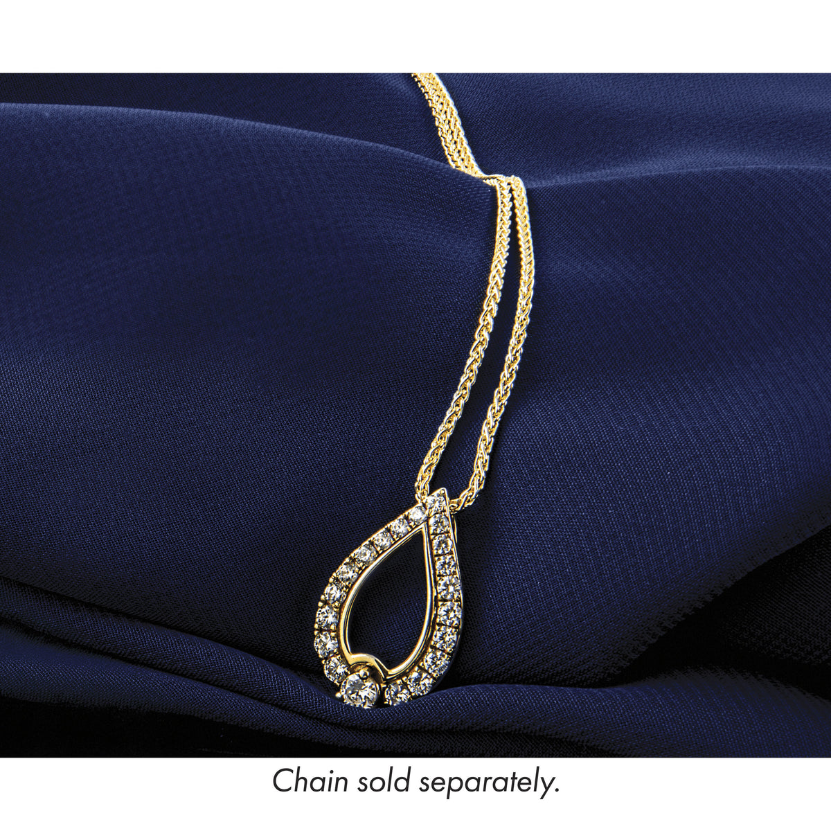 14k Yellow Gold Diamond Pendant-PM9939-050-YA