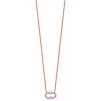14k Fancy Rose Gold Diamond 18in Necklace-PM9943-025-RA-18