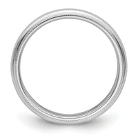 Platinum 4mm Comfort-Fit Milgrain Wedding Band-PMCF040