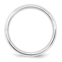 Platinum 5mm Comfort-Fit Milgrain Wedding Band-PMCF050