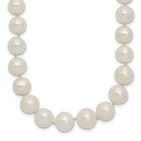 14k 7.5-9mm White Freshwater Cultured Pearl Graduated Necklace-PR19-18