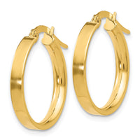 14K 3mm Small Hoop Earrings-PRE552