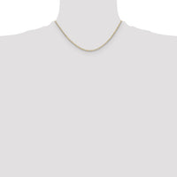 14k 2.0mm Tri-color Gold PavÃ© Valentino Chain-PVL050-16