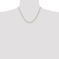 14k 2.0mm Tri-color Gold PavÃ© Valentino Chain-PVL050-18