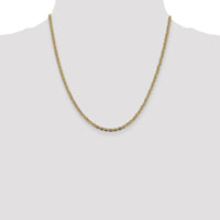 14k 2.75mm Tri-color Gold PavÃ© Valentino Chain-PVL060-20