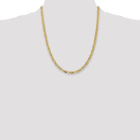 14k 4.65mm Tri-color Gold PavÃ© Valentino Chain-PVL100-22