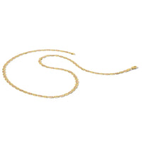 14k 4.65mm Tri-color Gold PavÃ© Valentino Chain-PVL100-26