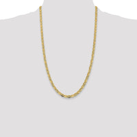 14k 4.65mm Tri-color Gold PavÃ© Valentino Chain-PVL100-26