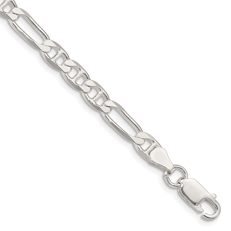 Sterling Silver 5.5mm Figaro Anchor Chain