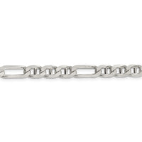 Sterling Silver 6.5mm Figaro Anchor Chain