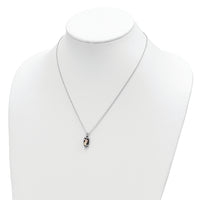 Sterling Silver w/12K Accents & Onyx Black Hills Gold Necklace