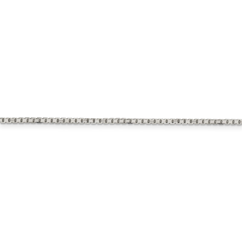 Sterling Silver 1.7mm 8 Sided Diamond-cut Box Chain