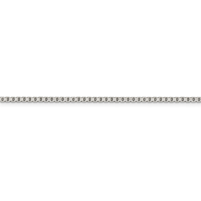 Sterling Silver 2mm 8 Sided Diamond-cut Box Chain