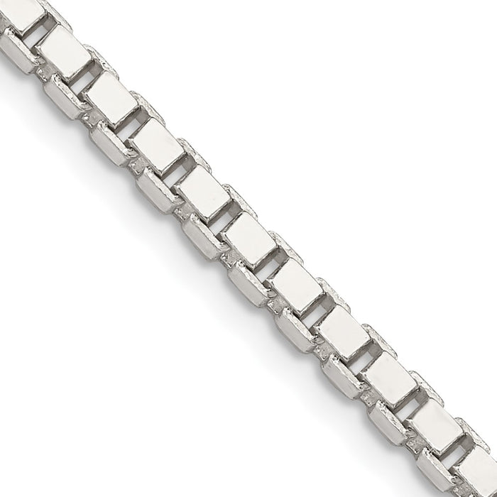 Sterling Silver 3.25mm Box Chain