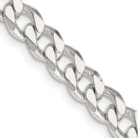 Sterling Silver 7mm Curb Chain