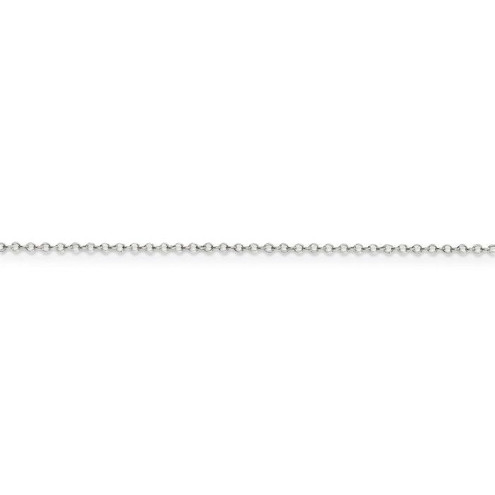 Sterling Silver 1mm Cable Chain