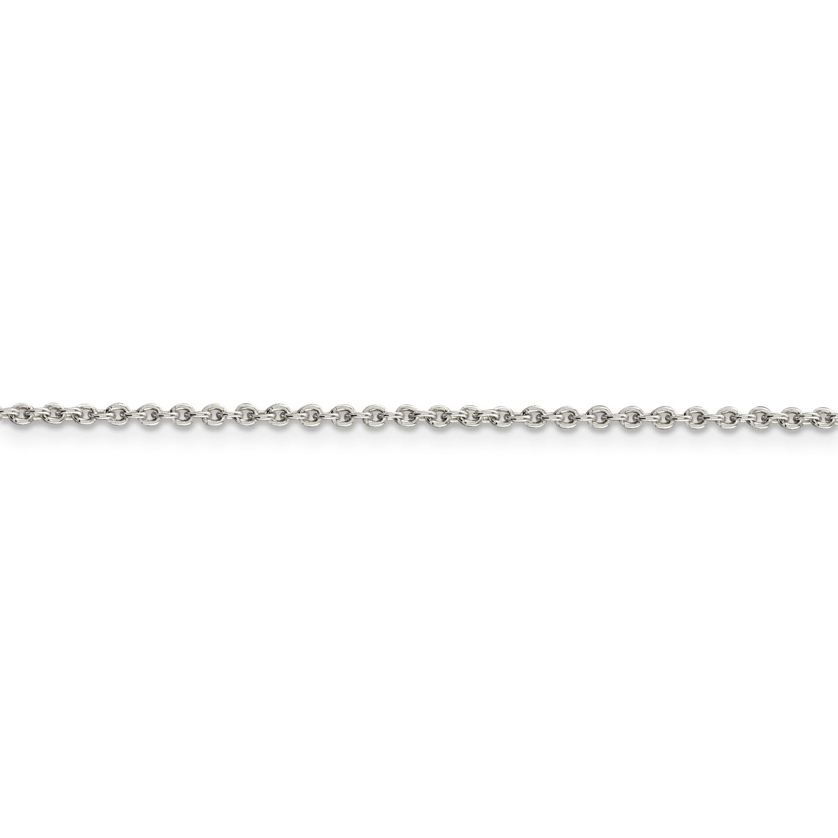 Sterling Silver 1.95mm Cable Chain