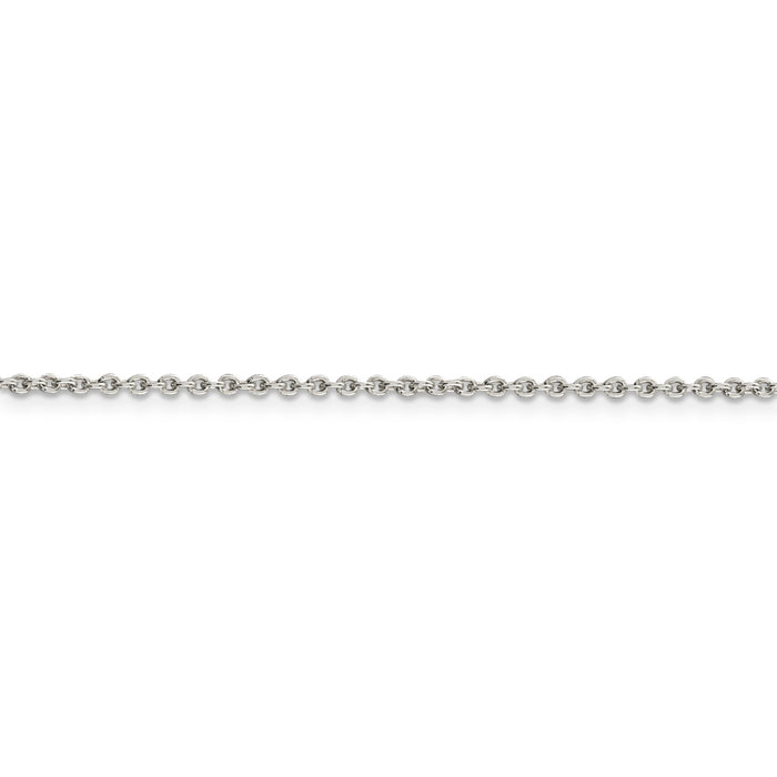 Sterling Silver 1.95mm Cable Chain