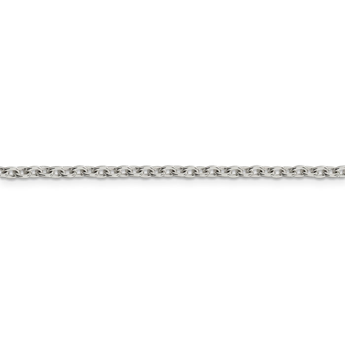 Sterling Silver 2.75mm Cable Chain