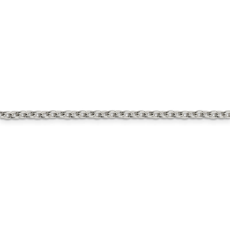 Sterling Silver 2.75mm Cable Chain